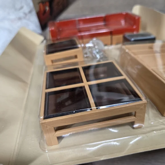 Vintage Tomy Smaller Homes Contemporary Miniature Living Room Furniture Set - Picture 13 of 16